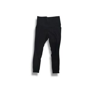 Athleta Black Salutation Stash Pocket II 7/8 Leggings